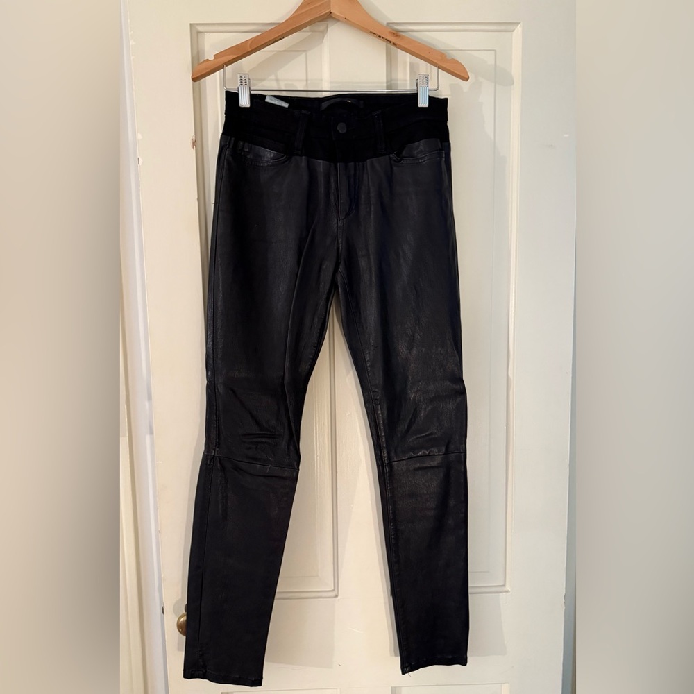 Joe's Jeans Black Vegan Leather Jeans - Very Soft like Leather